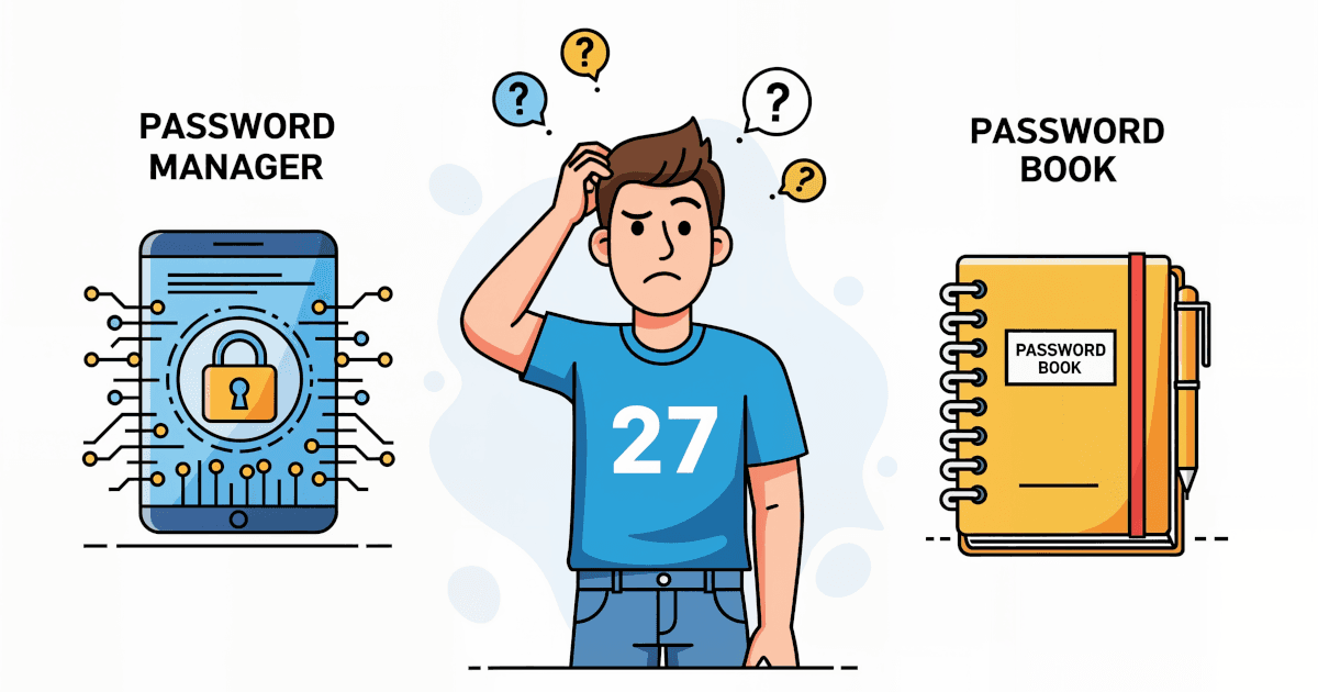Password Managers Vs Password Books Explained